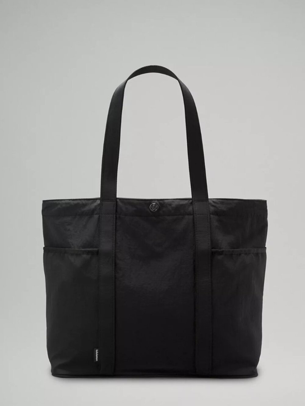 lululemon Daily Multi-Pocket Tote Bag 20L Black Nylon Travel Gym Carryall